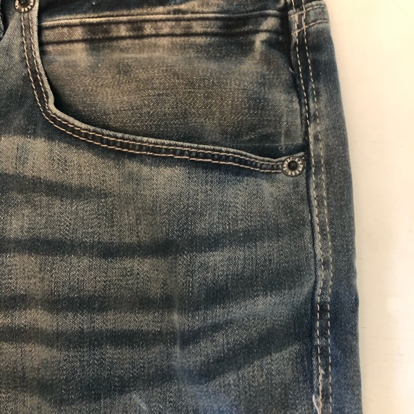 Express Rocco Slim Fit Distressed Blue Jeans 33x32 - Picture 9 of 9